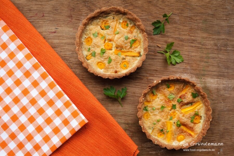 Karotten-Buchweizen-Tarte