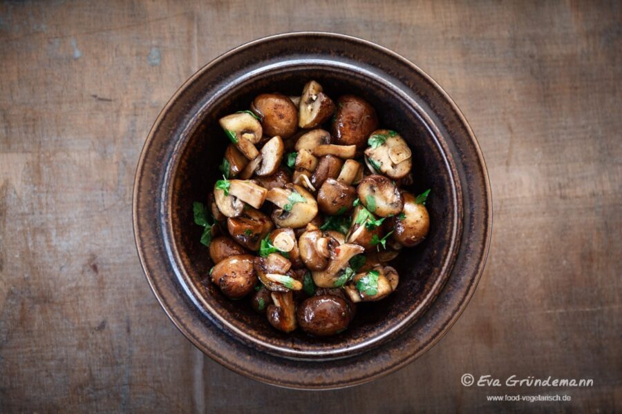 Gebratene Champignons