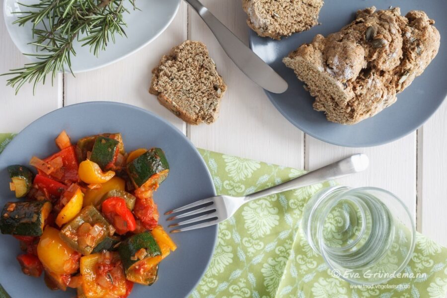 Ratatouille sine Aubergine im Glas