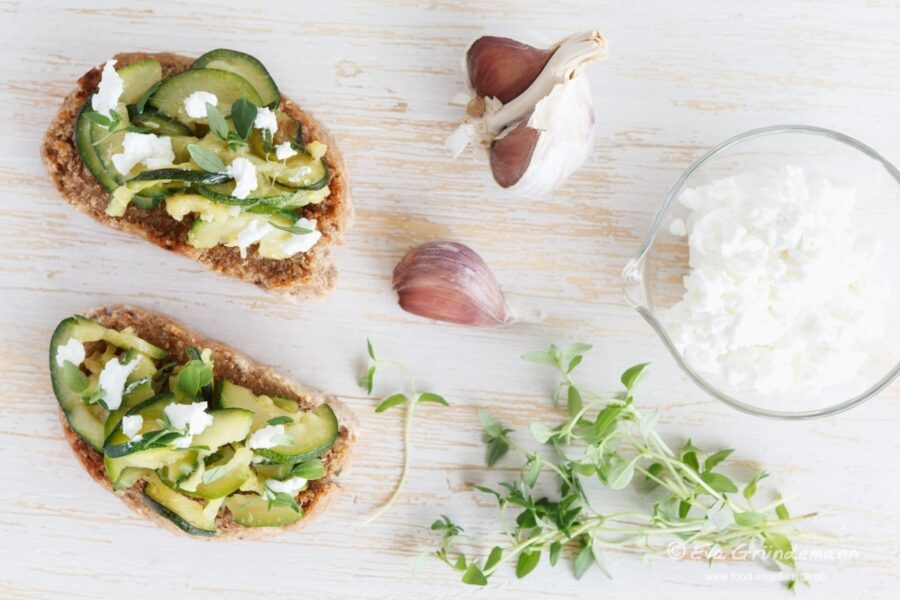 Zucchini Bruschetta