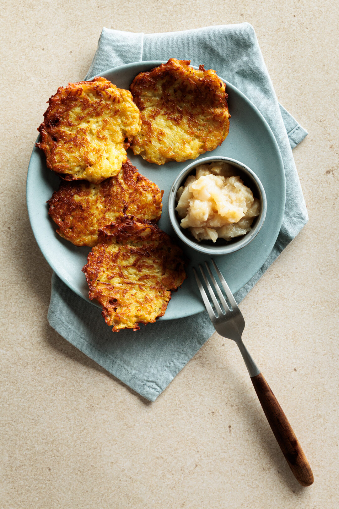 Kartoffelpuffer mit Apfel-Kompott