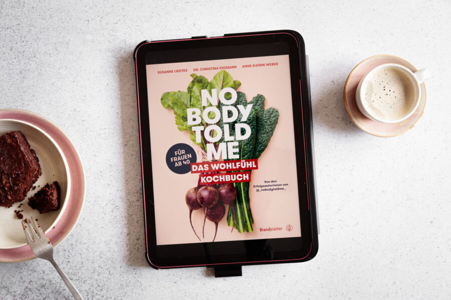 Headerbild Buchtipp Wechseljahre Ernährung - Nobody told me